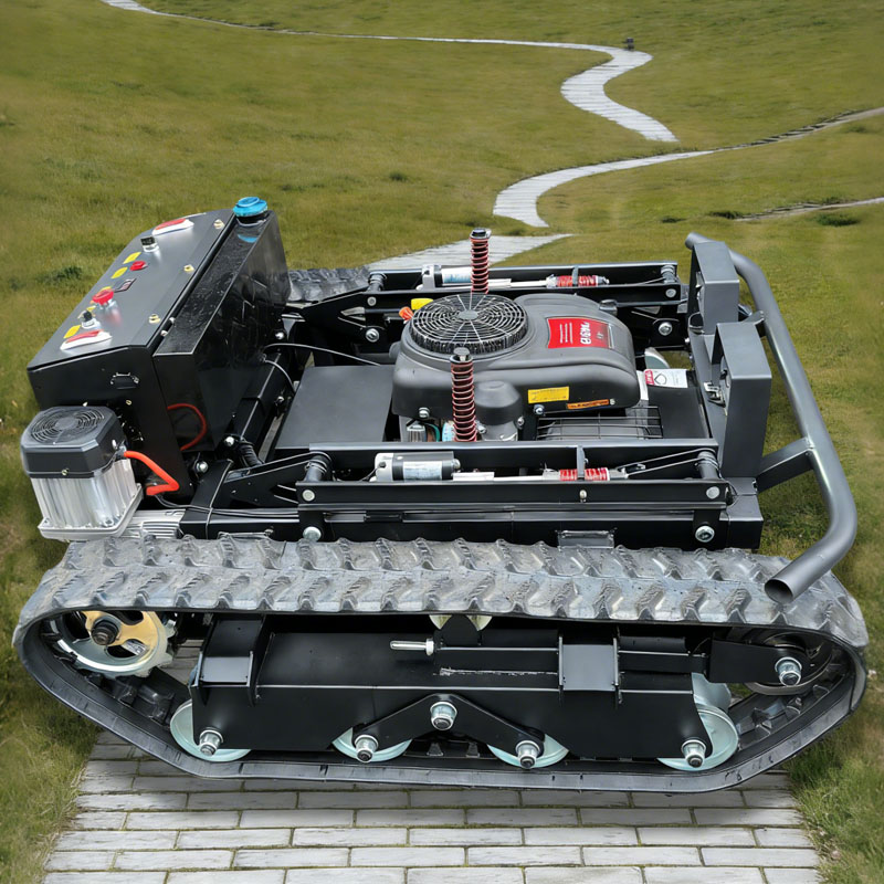 Crawler-Mounted Remote Mower